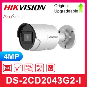 Orijinal Hikvision DS-2CD2043G2-I ve DS-2CD2043G2-IU 4MP POE Değiştirin DS-2CD2043G0-I IR WDR Sabit Bullet Ağ CCTV IP Kamera