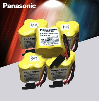 Panasonic Orijinal 20 adet/grup BR-2 / 3AGCT4A 6v pil PLC BR-2 / 3AGCT4A lityum - iyon piller Siyah kemer kanca fiş