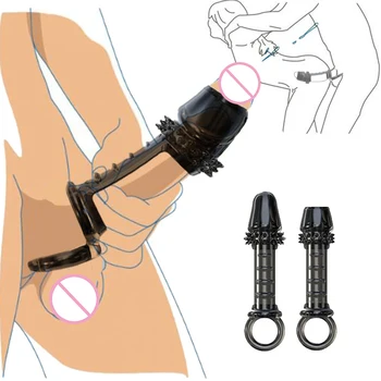 Penis Halkası Kol Gecikmeli Boşalma Büyütme Yeniden Kullanılabilir Prezervatif g-spot Klitoris Stimülasyon Yetişkin Seks Oyuncakları Erkekler İçin Seks Shop