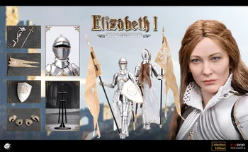 POPTOYS EX027 1/6 Ölçekli Tam Set Kraliçe Elizabeth Sabeth Seti Deluxe Ver. hayranları Hediyeler için 12 inç Aksiyon şekilli kalıp