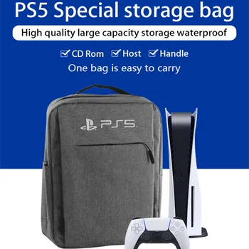 PS5 Konak Saklama Çantası, PS5 Sırt Çantası, Oyun Konsolu Çanta, P5 Kolu Aksesuarları Koruma Çantası