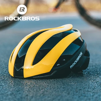 ROCKBROS Bisiklet Kask Ultralight MTB Yol Bisikleti Nefes Tek parça Ayarlanabilir Rahat Koruma Kask Bisiklet Ekipmanları