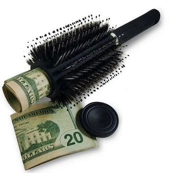 Saç Fırçası Tarak Gizli Stash İçi Boş Kutu Gizli Gizli Saç Tarak kasa Gizli Saptırma Gizli Gizleme Para Takı Depolama