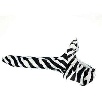 Seksi Erkek İç Çamaşırı Zebra Tarzı Naylon Horoz kılıf çanta G-string 1067