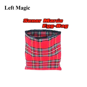 Senor Mardo Yumurta Çanta (Kırmızı/Mavi Renk Mevcuttur) sihirli Hileler Görünen Nesne Vanish Magia Büyücü Sahne Hile Yanılsamalar Eğlenceli