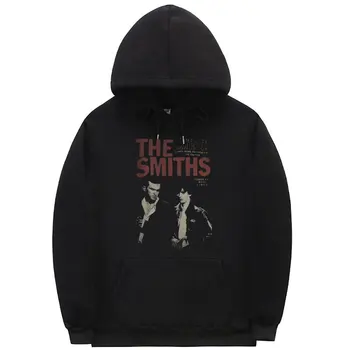 Smiths Vintage baskılı kapüşonlu svetşört Sonbahar Kış Erkek Kadın Harajuku Alternatif İngiliz Rock Grubu Hoodies Kazak Erkek Ceket Tops