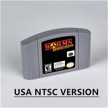 Solucan - 64 Bit Oyun Kartuş ABD Sürüm NTSC Biçimi için Armageddon 