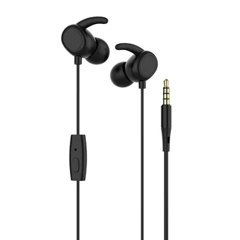 Spor Kulaklık Kulak Kancası Kulaklıklar 3.5 mm Kablolu Kulaklıklar Mikrofon ile Eller Serbest Cep Telefonu İçin, MP3