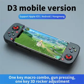 Streç Kablosuz Oyun Kolu Joystick IOS/android cep telefonu 3D Geri Çekilebilir Gamepad Bluetooth uyumlu Oyun Denetleyicisi