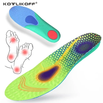 Tabanlık Koşu Spor Nefes Deodorant Yaz ayakkabı pedi Eklemek Ayak Plantar Fasiit Elastik Şok Emme Tabanlık