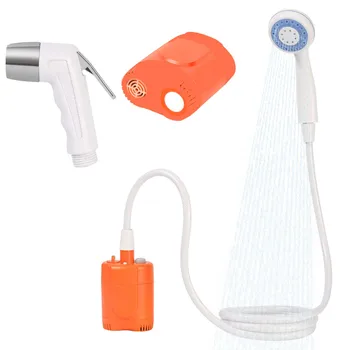 Taşınabilir Duş Kamp Duş Hortumu İle Elektrikli Şarj Edilebilir Açık Kamp Duş USB kablosu İçin Pet Temizleme Alma