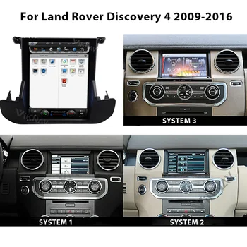 Tesla PX6 CPU Araba Multimedya Oynatıcı Land Rover Discovery 4 2009-2016 için Android Ana Ünite Mirrorlink GPS Navigasyon
