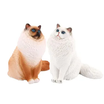 Yeni Gerçekleşme Vahşi Hayvan Katı Simülasyon Kedi Figürleri ABS Aksiyon Figürleri Modeli Koleksiyonu eğitici oyuncak Çocuk Hediye İçin