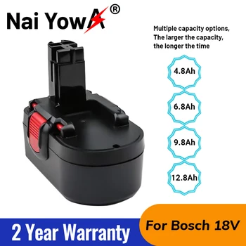yeni orijinal Bosch 18V 12.8 Ah BAT025 şarj edilebilir pil Ni-CD Güç Araçları Bateria Matkap GSB 18 VE-2, PSR 18VE, BAT026