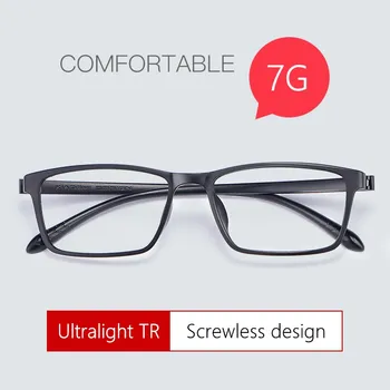 YIMARUILI Ultralight ve Rahat erkek ve kadın Gözlük Çerçevesi TR90 Vidasız Tasarım Optik Reçete Gözlük Çerçevesi X1
